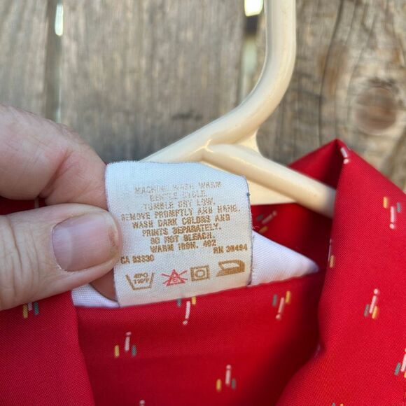 Vintage Ship’n Shore blouse short sleeve button up size 14 - Picture 5 of 7